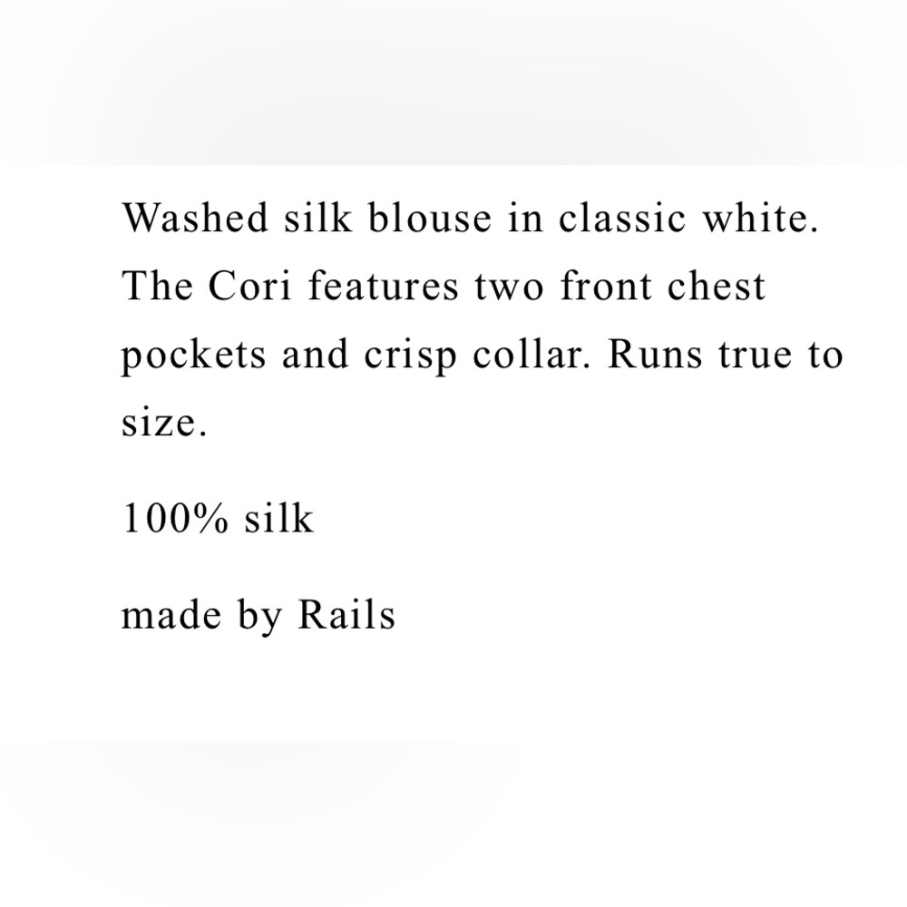 RAILS CORI SILK BUTTON DOWN BLOUSE - Picture 12 of 15